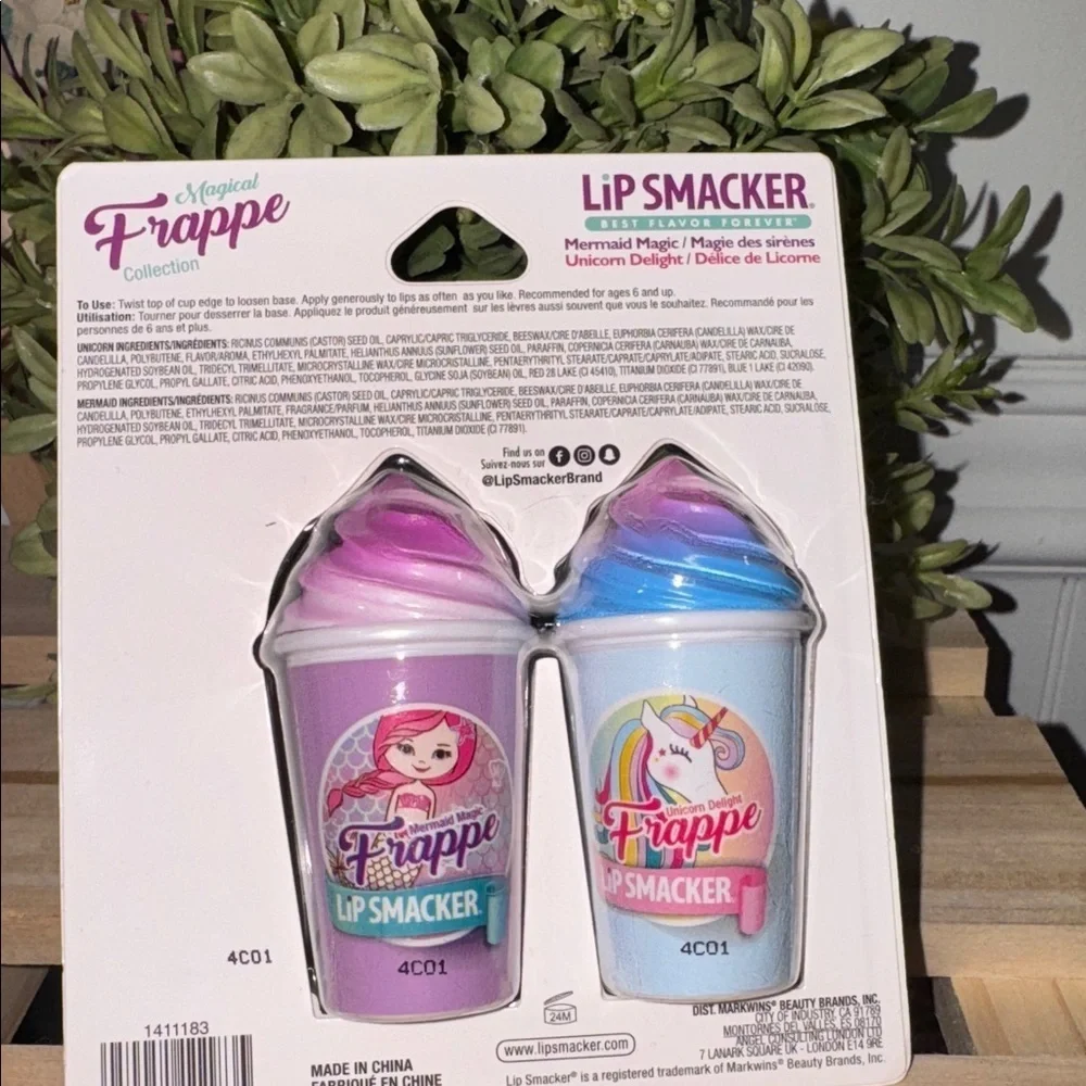 Lip smacker lip balm mermaid magic unicorn delight NEW